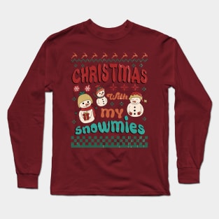 Christmas with my Snowmies Long Sleeve T-Shirt